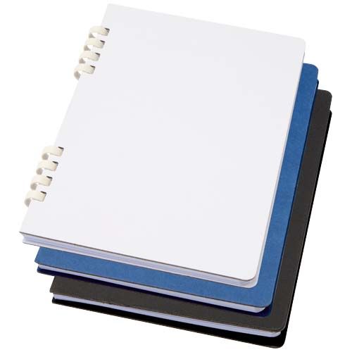 Blocco note a spirale formato A5 con copertina rigida in materiale riciclato certificato RCS Fil