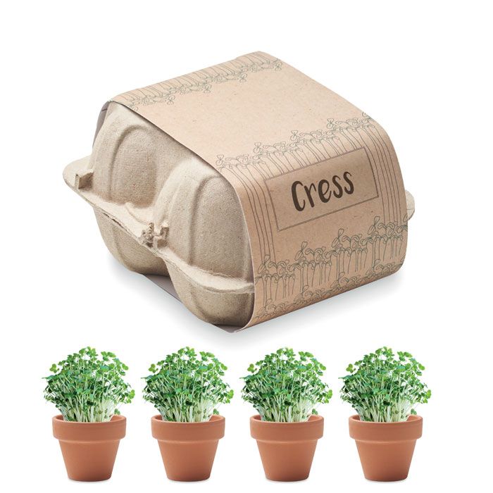 CRESS. Kit di coltivazione in cartone