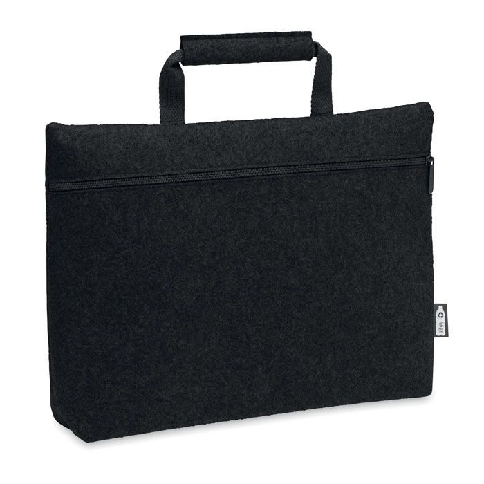 TAPLA. Borsa laptop in feltro RPET