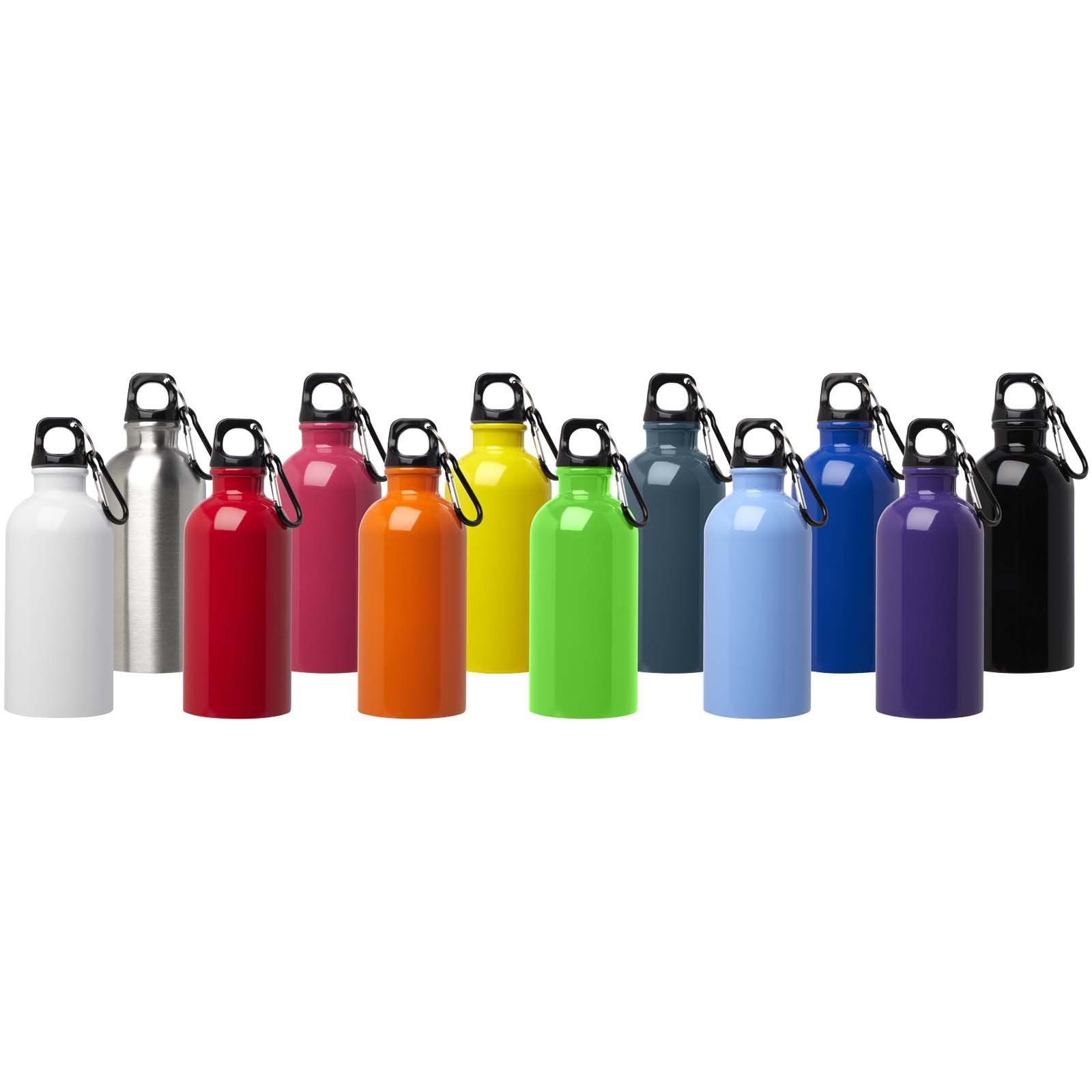 Borraccia da 400 ml in acciaio inossidabile certificato RCS a parete singola con moschettone Oregon
