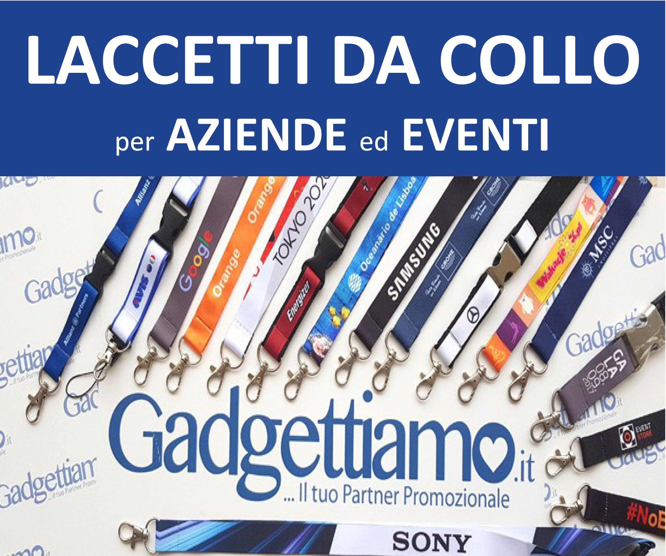 Lanyard personalizzati per aziende ed eventi