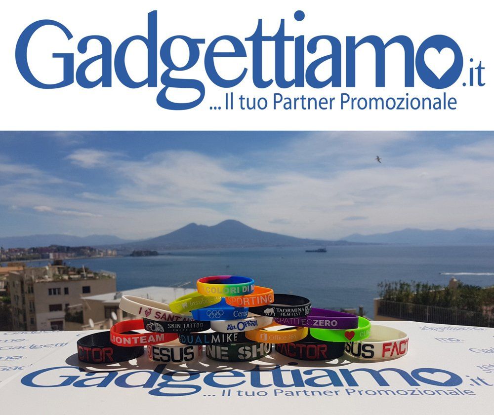 Braccialetti in silicone personalizzati con loghi aziendali