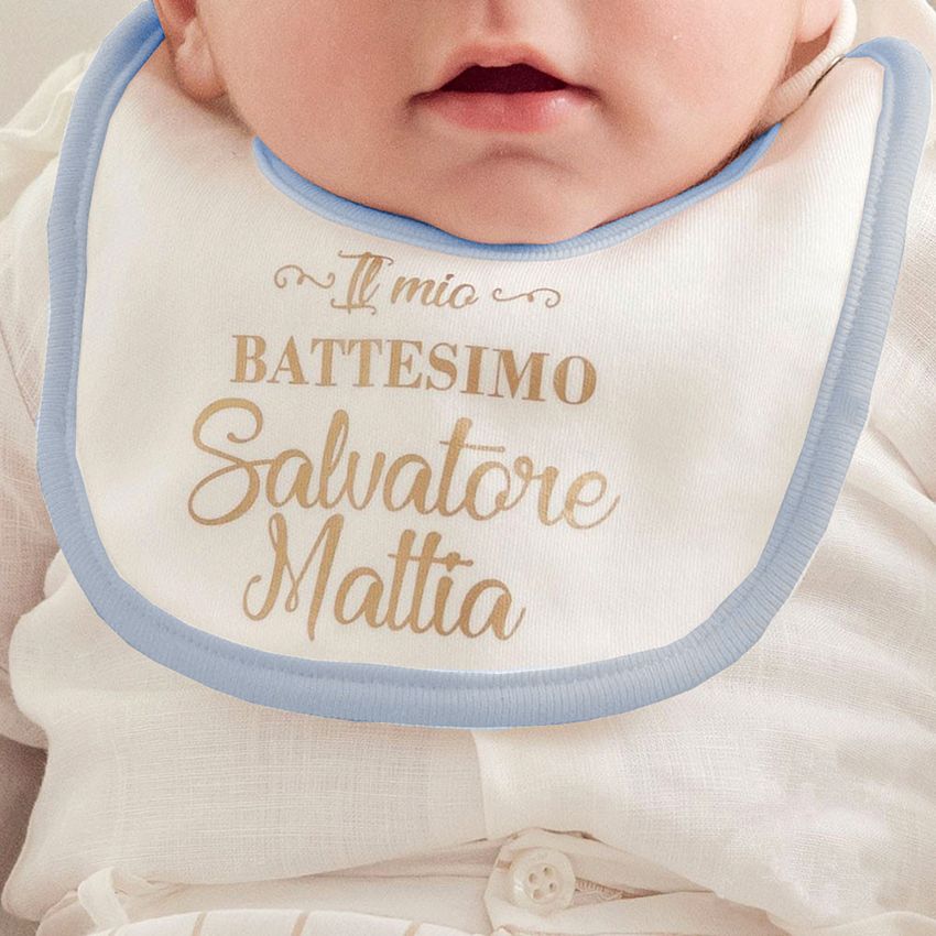 Bavaglino con clip personalizzato