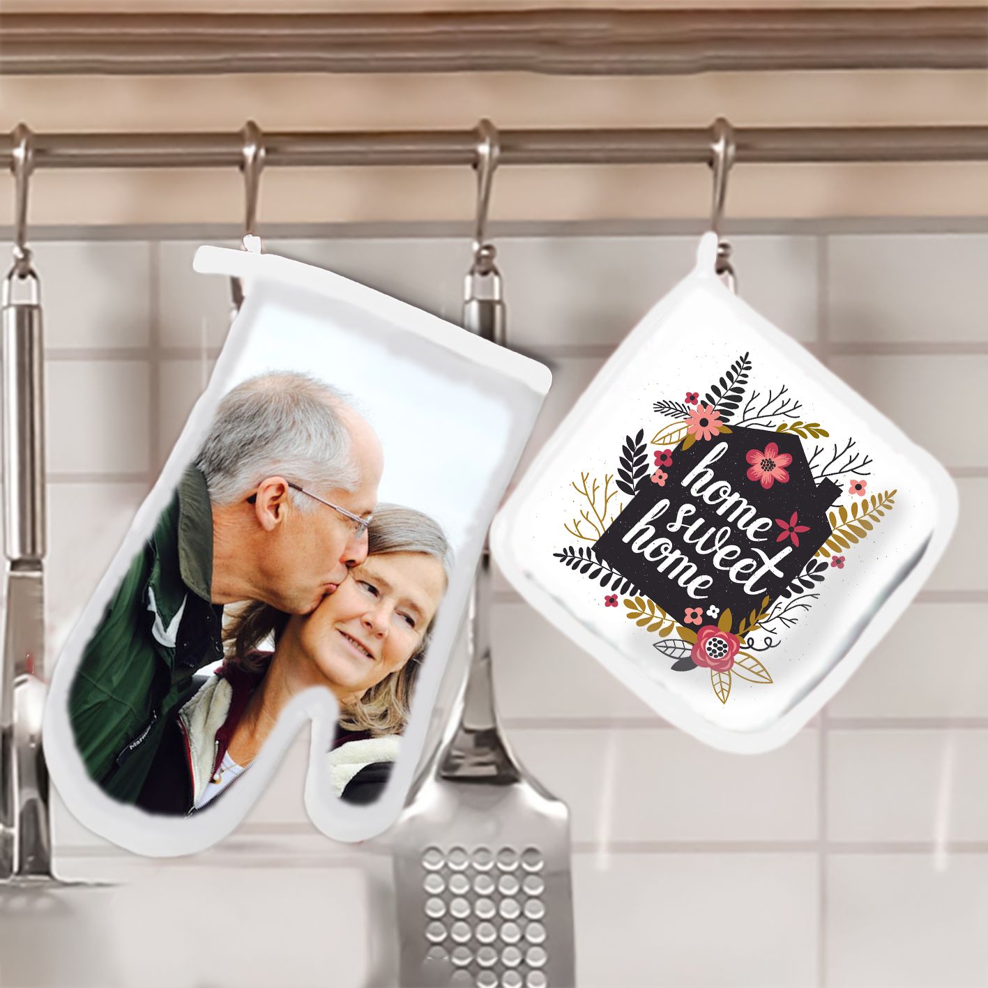 Set guanto da forno e presina da cucina