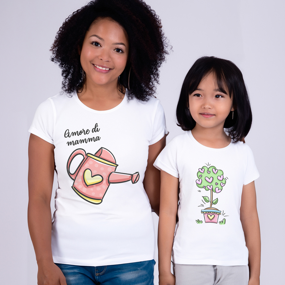 T shirt di coppia Mamma e Figlia o