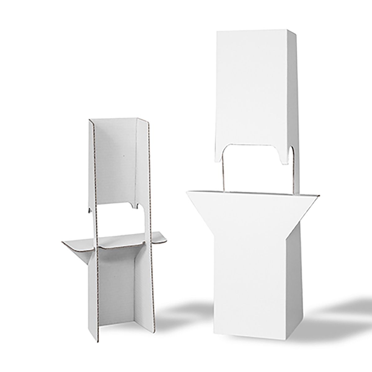 Piedino in cartone per pannelli