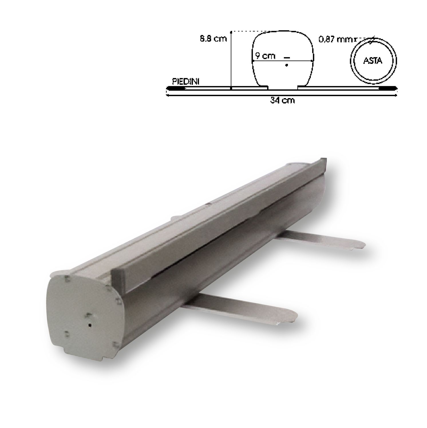 Struttura Rollup Monofacciali