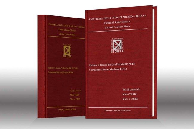 Stampa tesi online - canapa Rossa