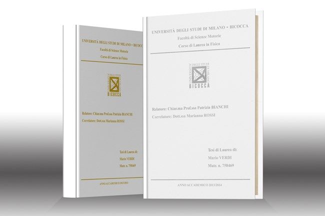 Stampa tesi online - similpelle Bianco