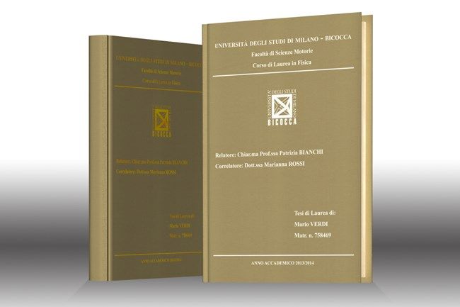 Stampa tesi online - tela Beige