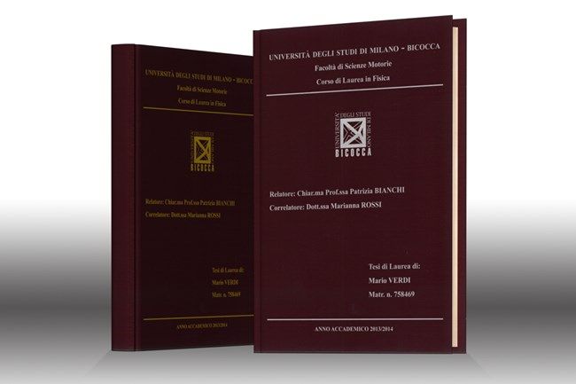 Stampa tesi online - vera Pelle Bordò