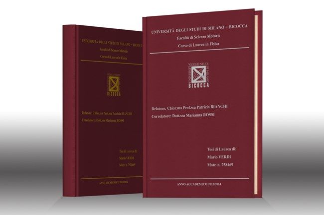 Stampa tesi online - tela Bordò