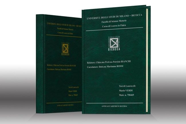 Stampa tesi online - similpelle Bic Verde