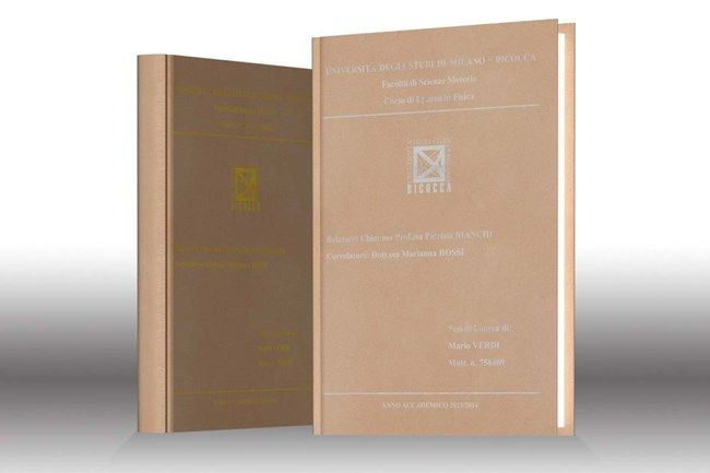 Stampa tesi online - velluto Antilope