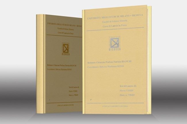 Stampa tesi online - similpelle Sim Crema