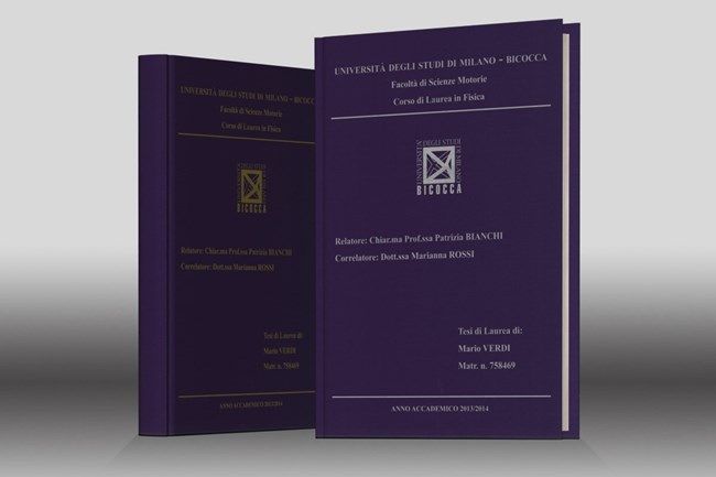 Stampa tesi online - similpelle Sim Balacron Viola