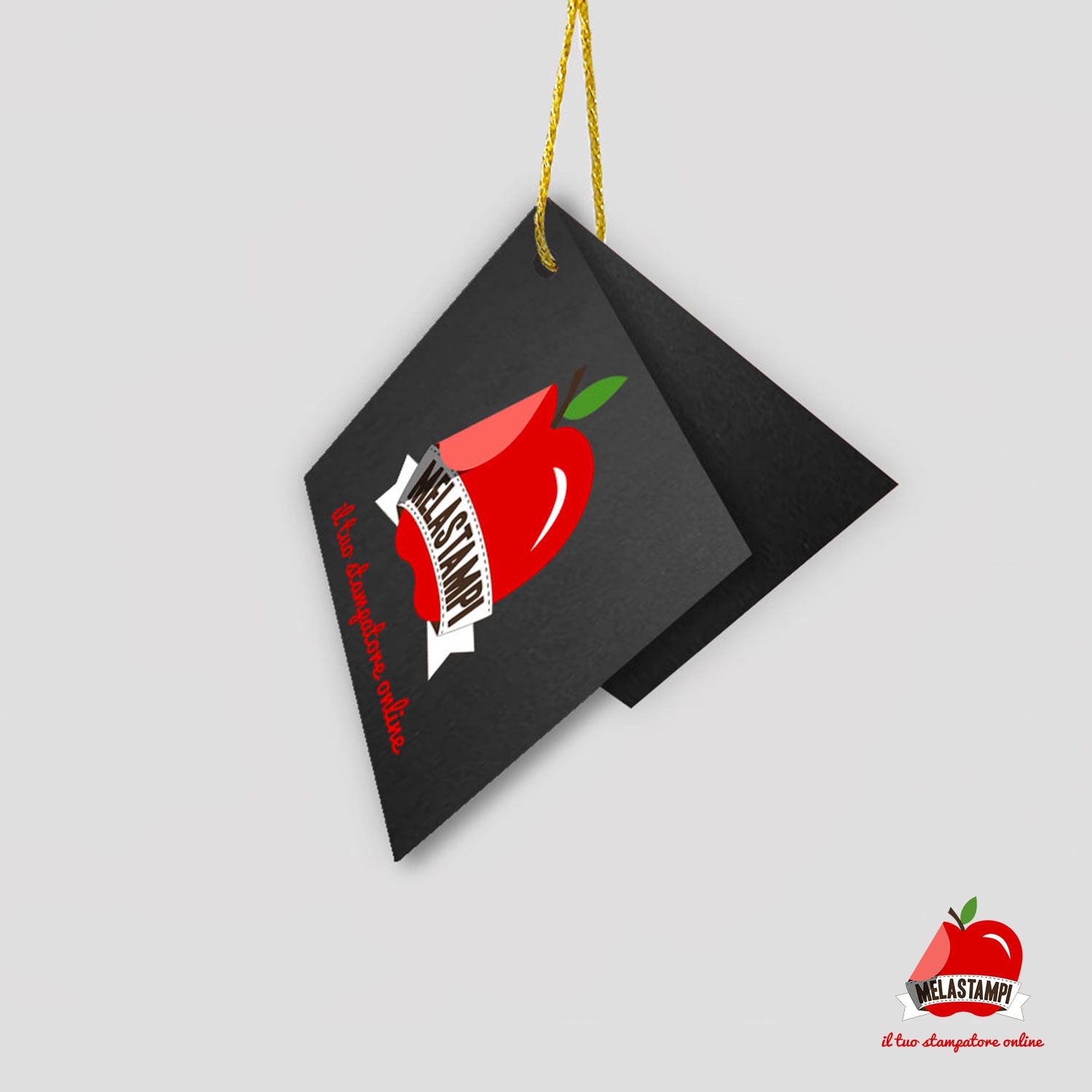 Cartellini pieghevoli colori speciali su cartoncini colorati