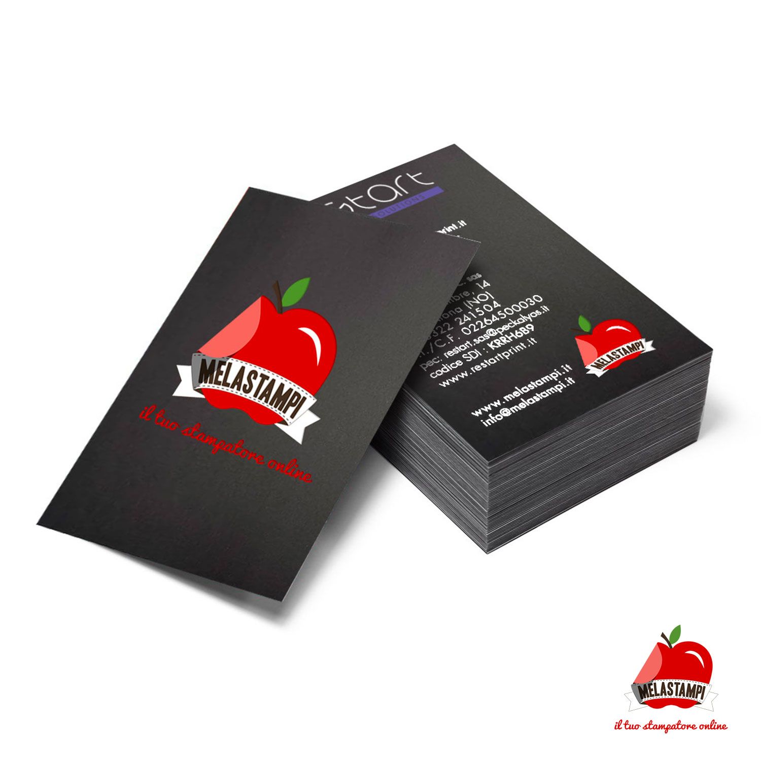 Biglietto da visita colori speciali su cartoncini colorati