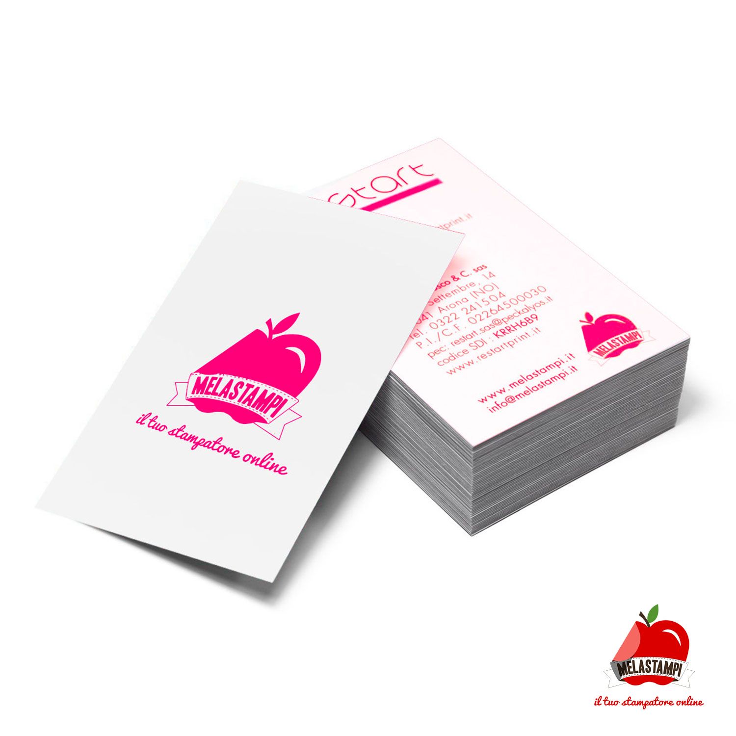 Biglietto da visita COLORI FLUO