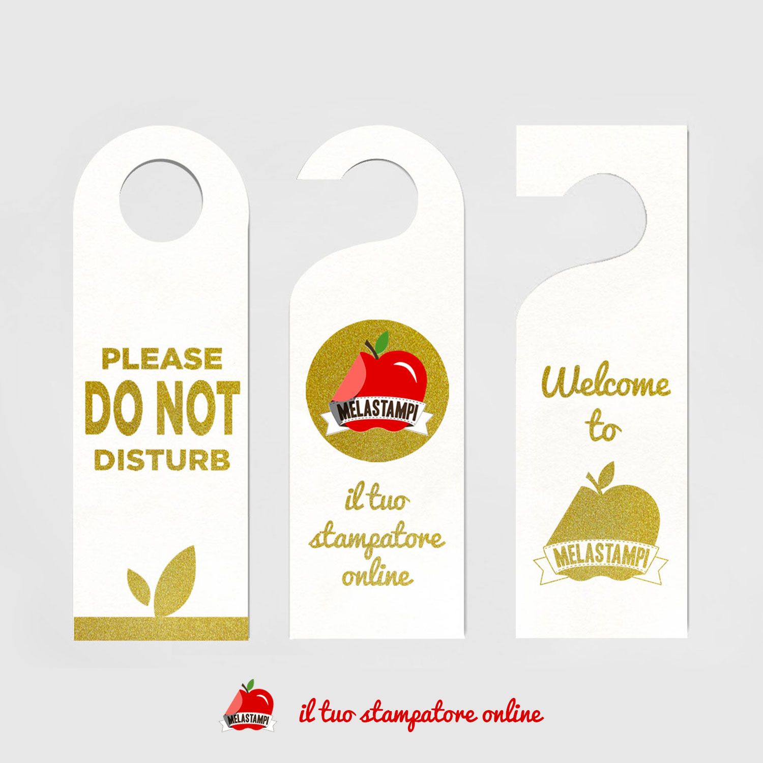 Door hanger con colori speciali