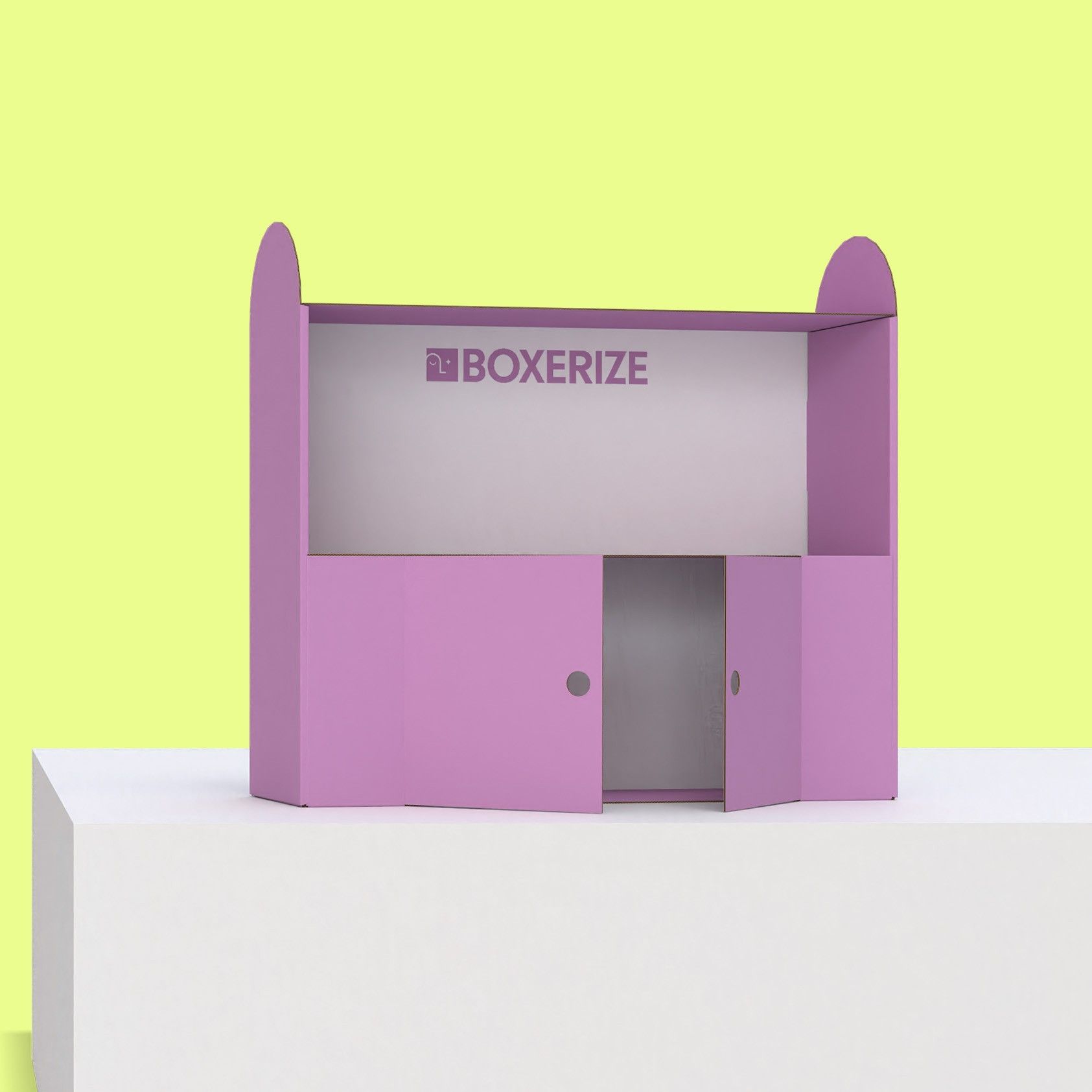 Counter displays and cardboard inserts