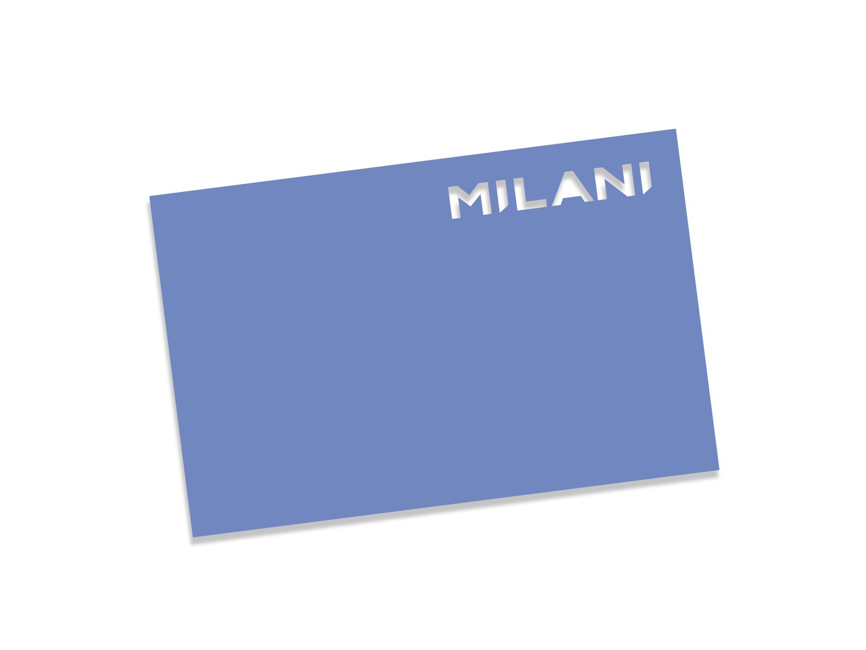 Shaped or laser-cutted business cards