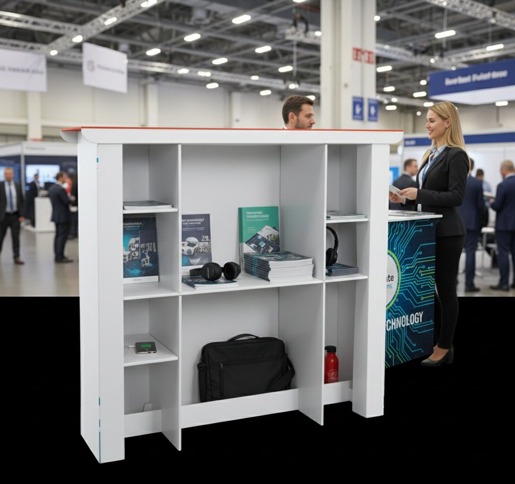 Desk promozionale rinforzato in cartone - Alta portata 40kg