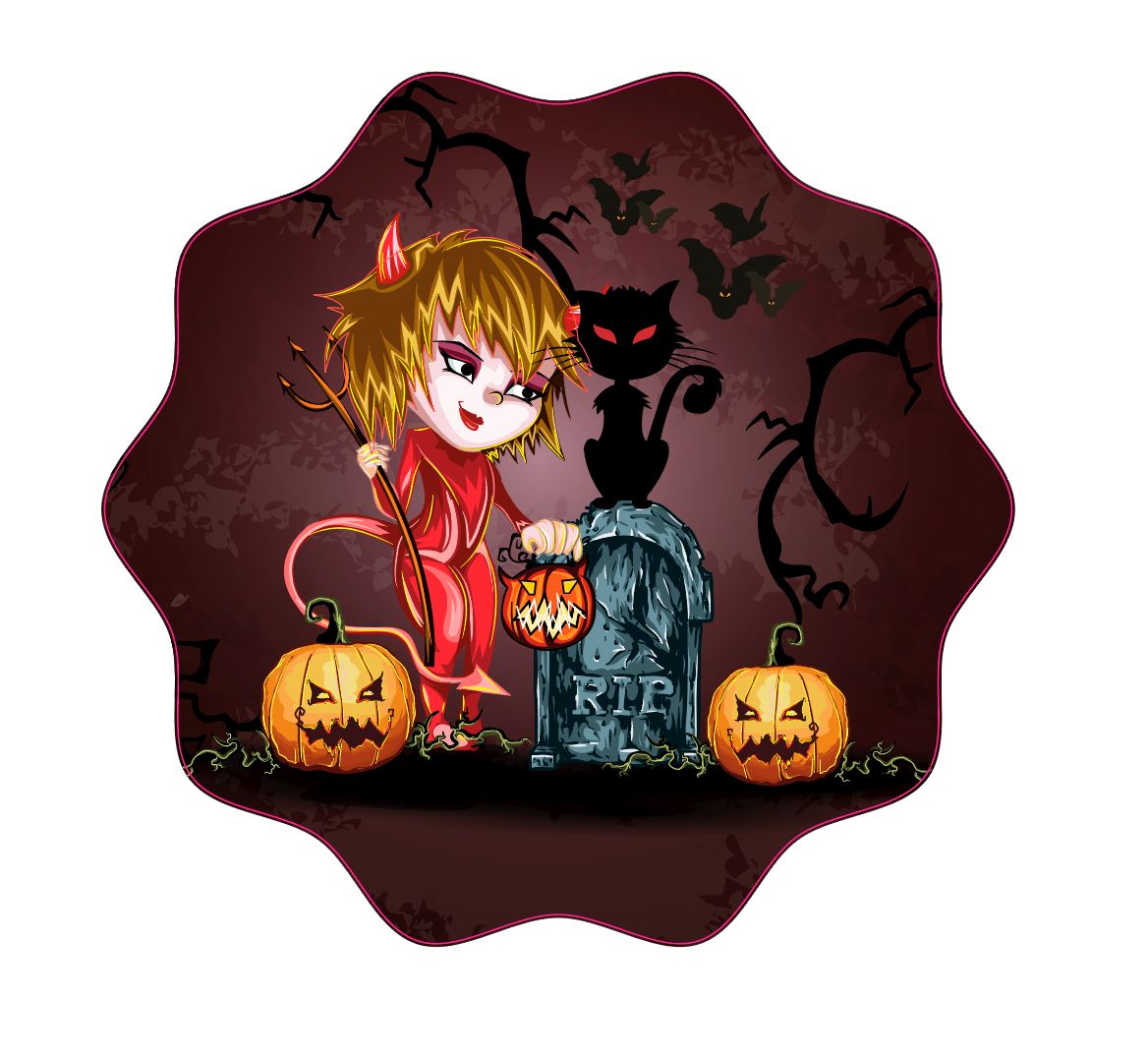 200 Adesivi Rotondi Di Halloween Da 4 Cm - 8 Fogli Con 25 Sticker Cadauno Per Decorazioni Fai Da Te, Bomboniere E Attività Creative