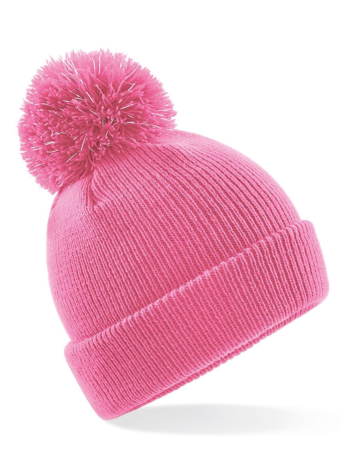 Junior Reflective Bobble Beanie - Beechfield