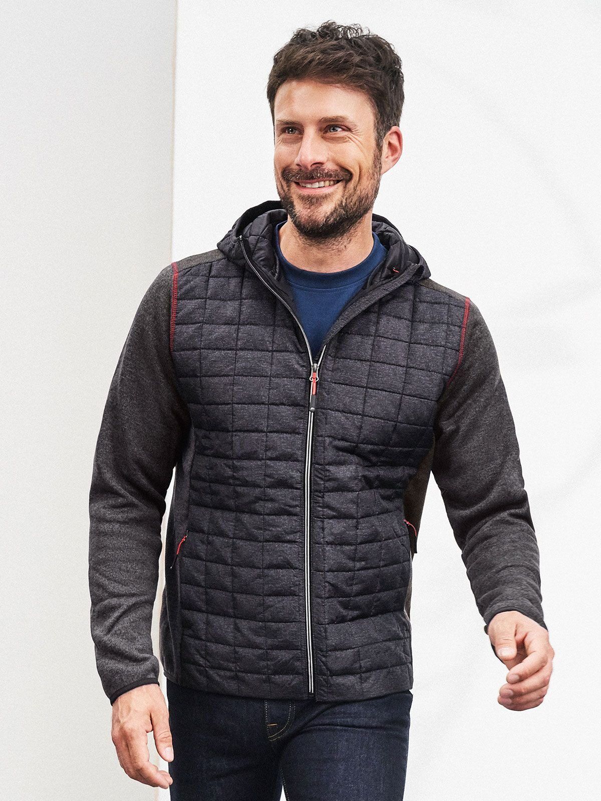 Men's Knitted Hybrid Jacket - daiber