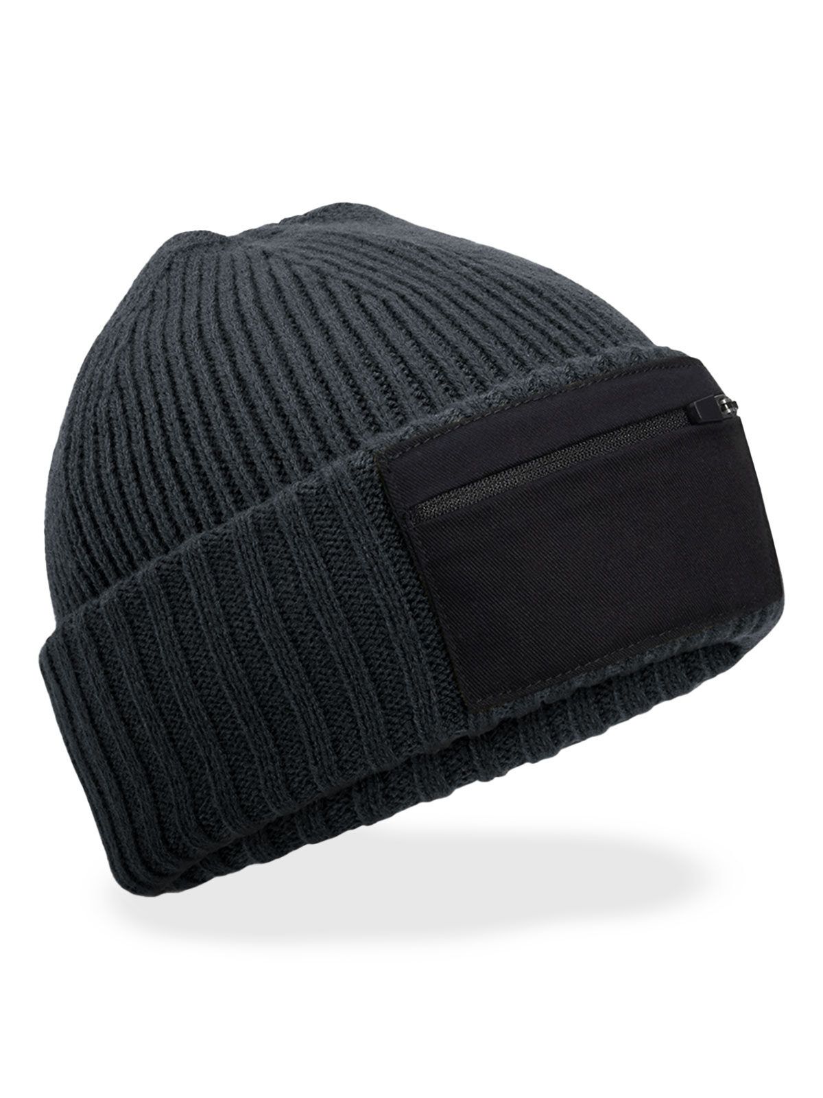 Zip Patch Beanie - Beechfield
