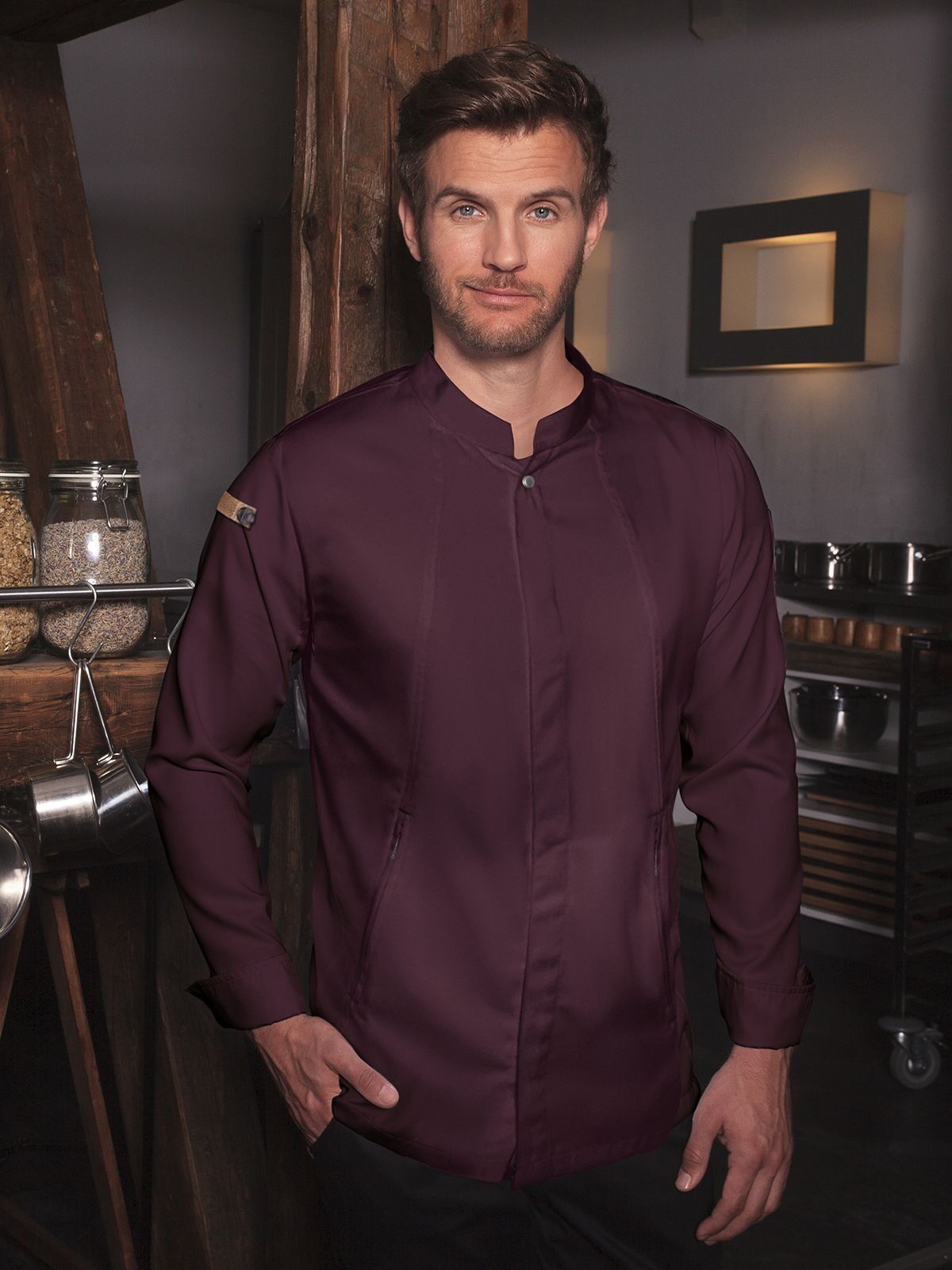 Chefs Jacket Long-Sleeve Green Generation - Karlowsky