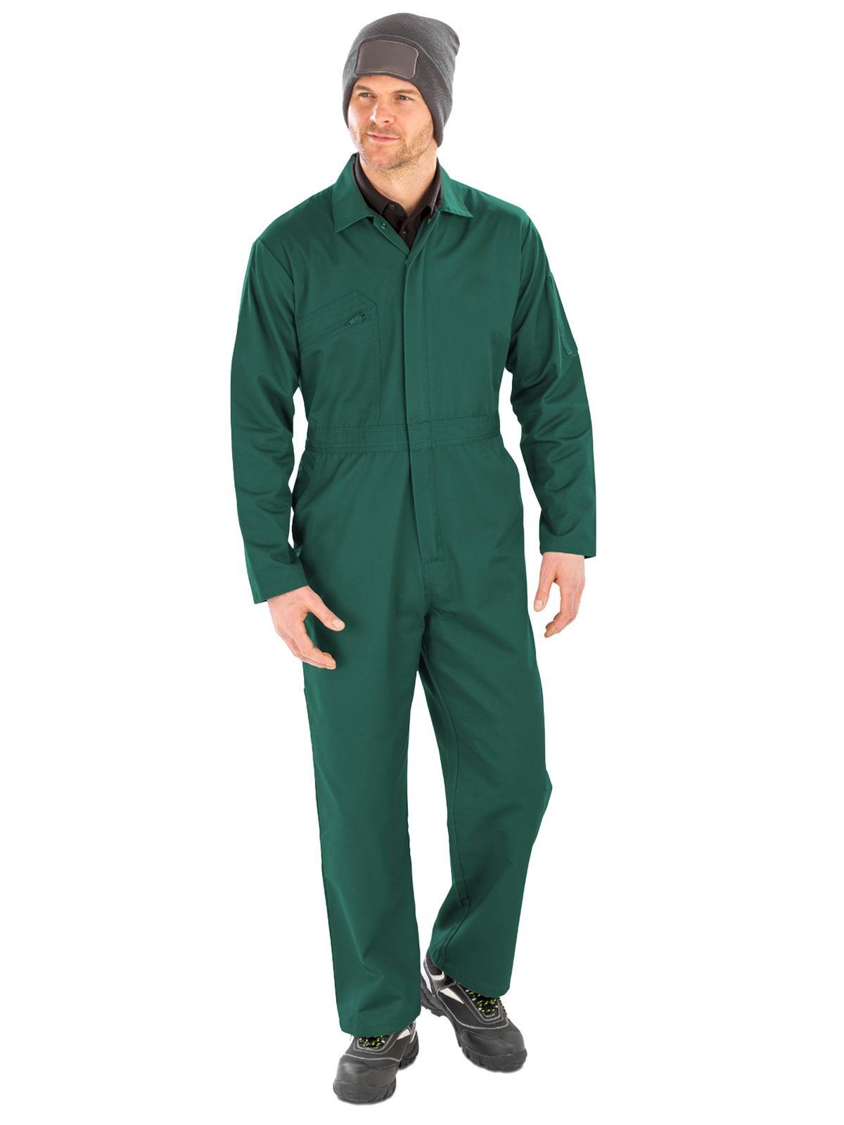 Recycled Action Overall With Zip Front - Result