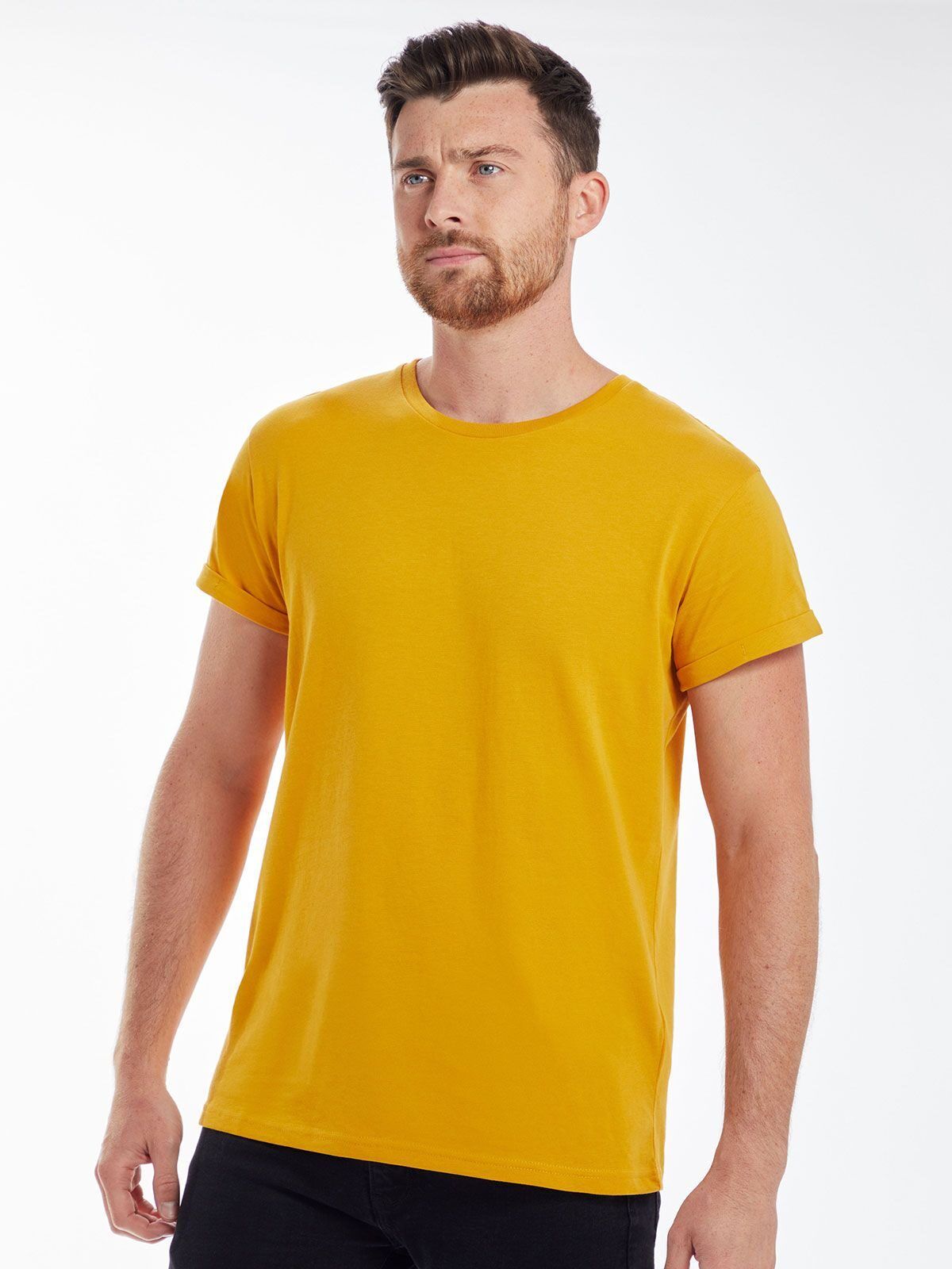 Men's Organic Roll Sleeve T - Mantis