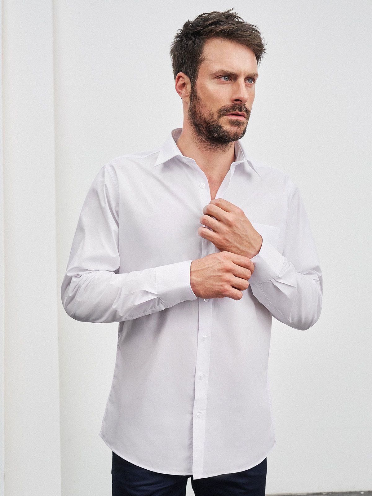 Men's Shirt Longsleeve Poplin - daiber