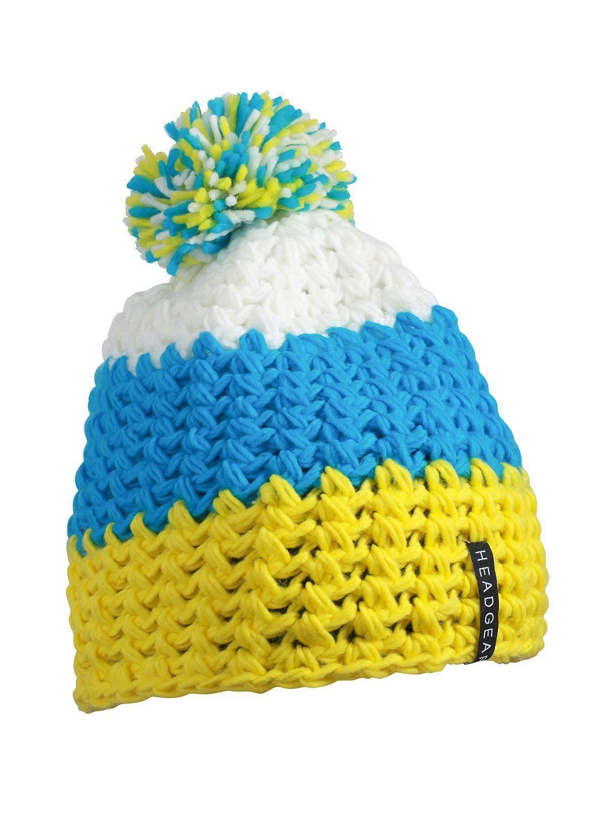 Crocheted Cap with Pompon - Myrtle Beach
