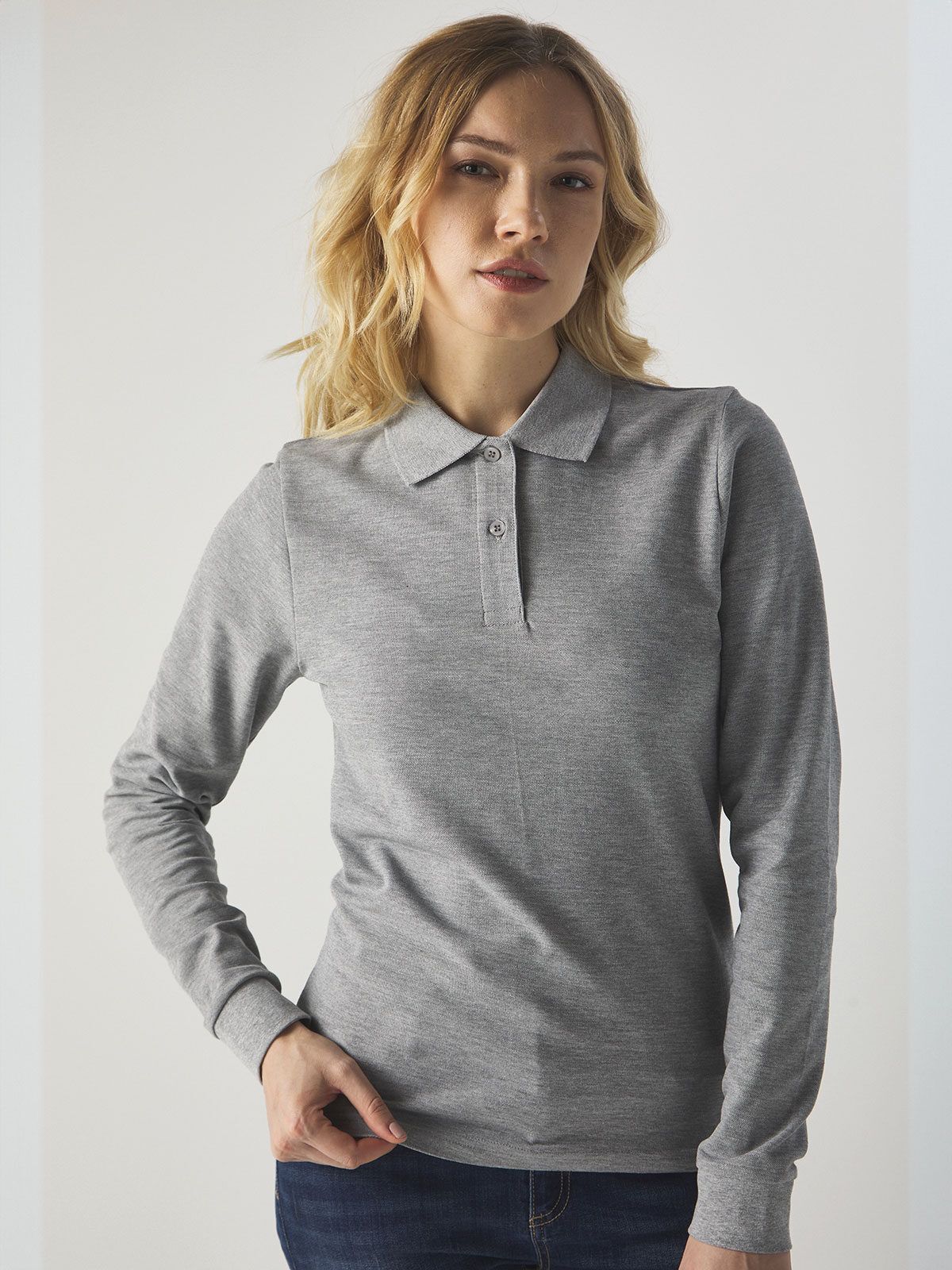 Evolution Polo Women LS - Black Spider