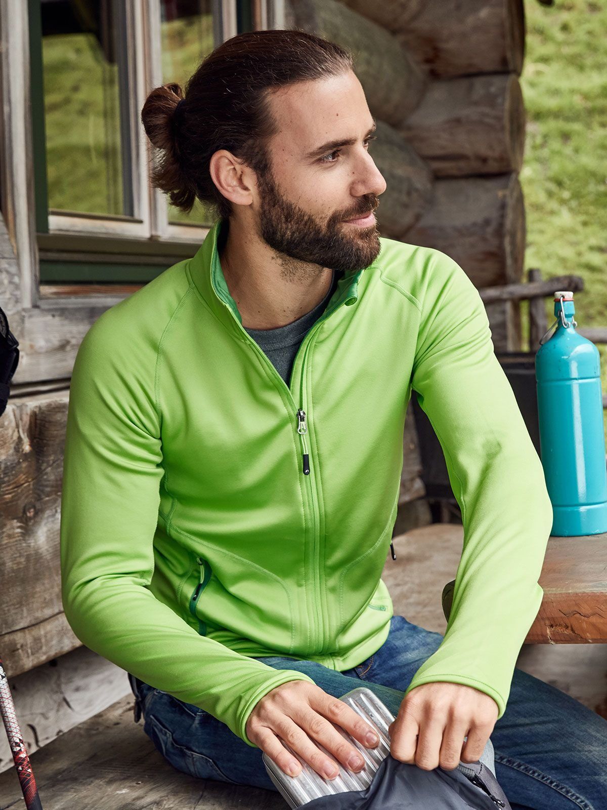 Men's Stretchfleece Jacket - James & Nicholson