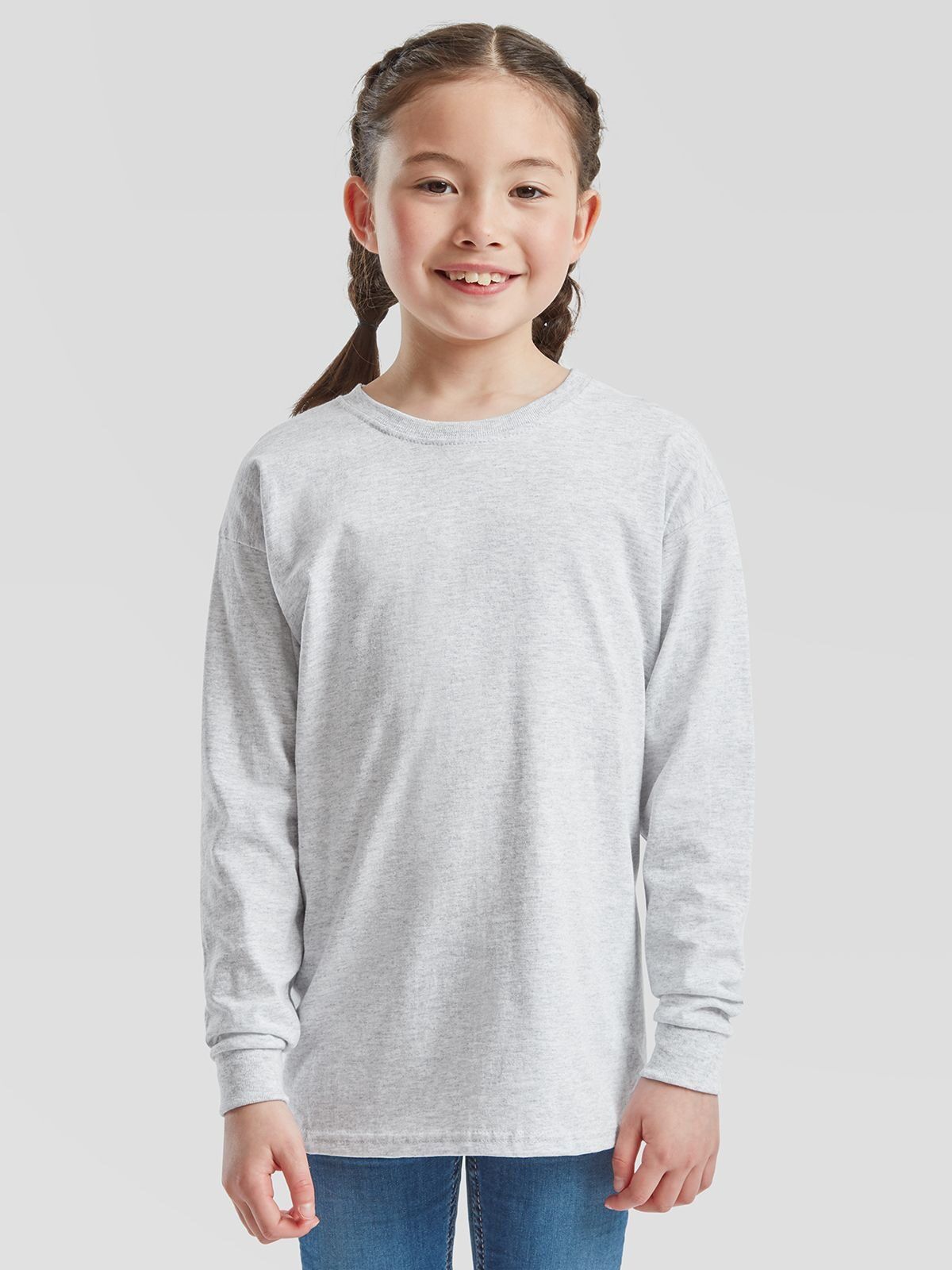 Kids Valueweight Long Sleeve T - Fruit of the Loom