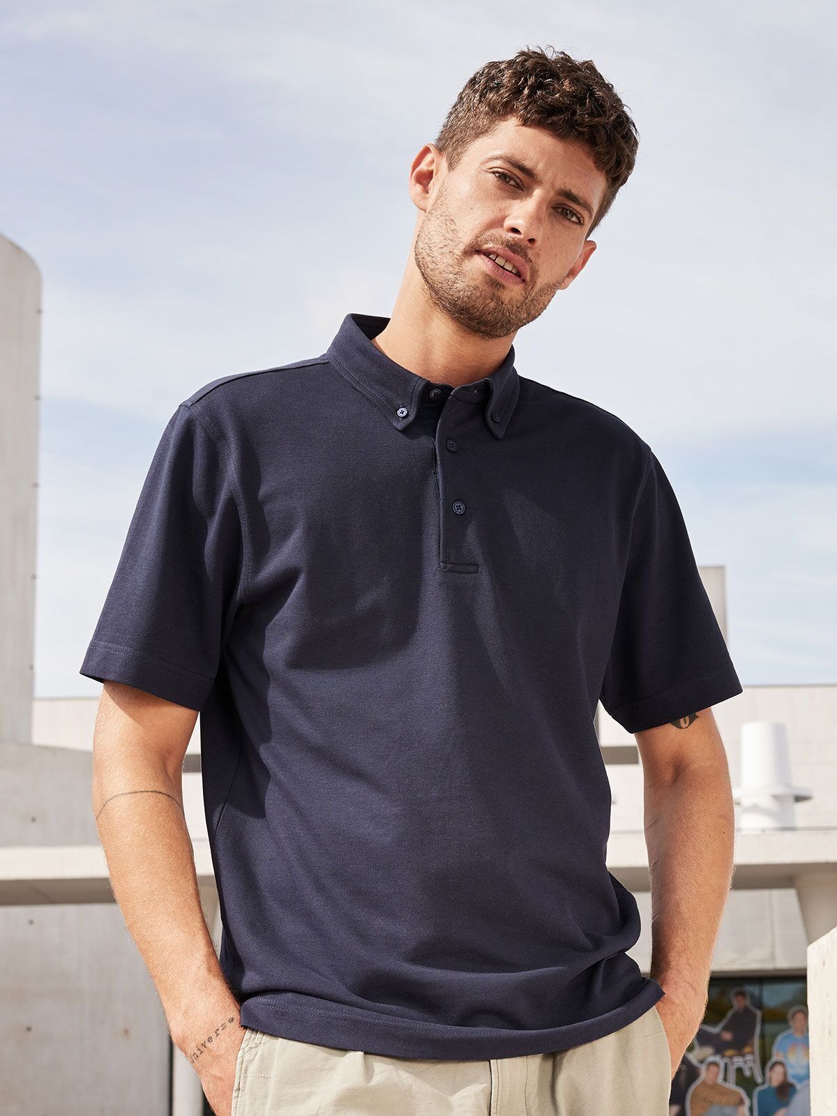 Men's Plain Polo - daiber