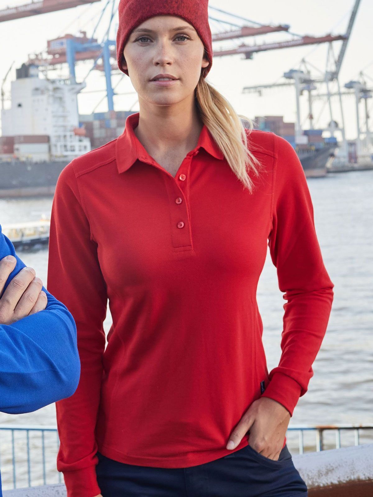 Ladies' Workwear-Longsleeve Polo - daiber