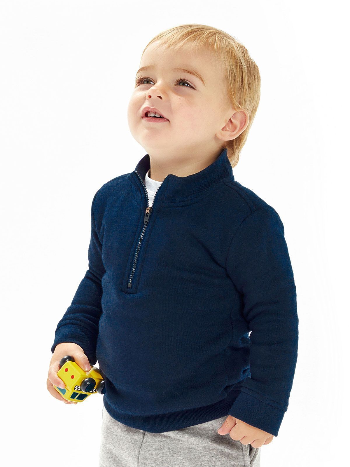 Baby Quarter Zip Sweat - Babybugz