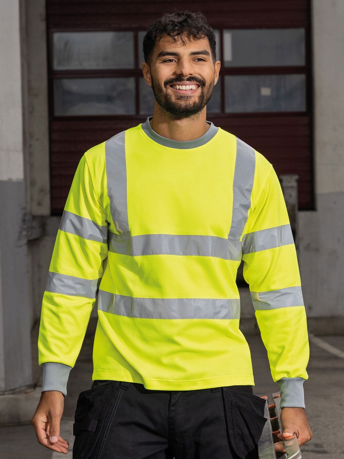 Poly-Cotton Long Sleeve Shirt 'Murcia' - Korntex