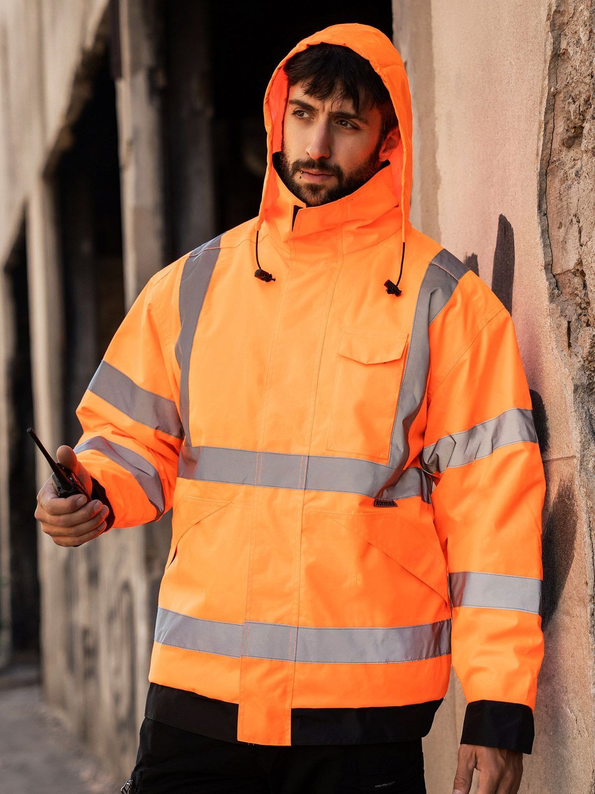 Hi-Vis Rain Lite Jacket - Korntex