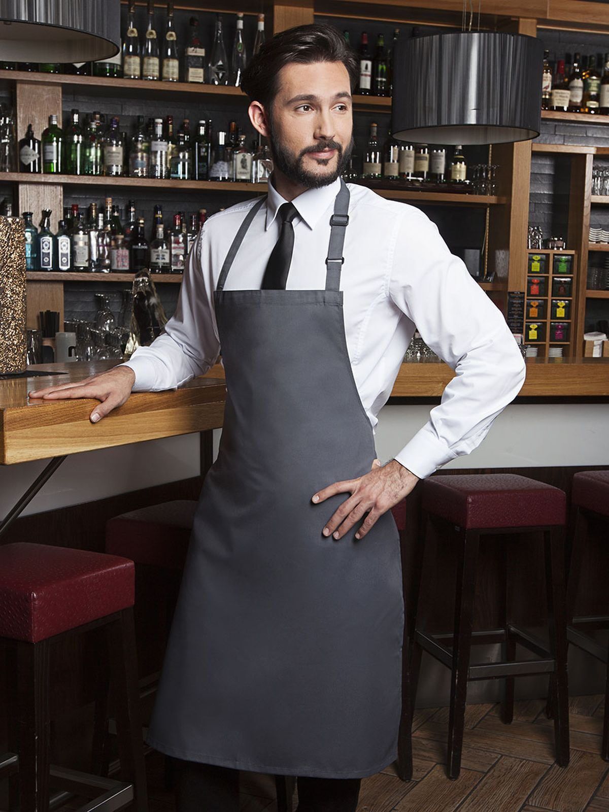 Bistro Apron Basic With Buckle - Karlowsky