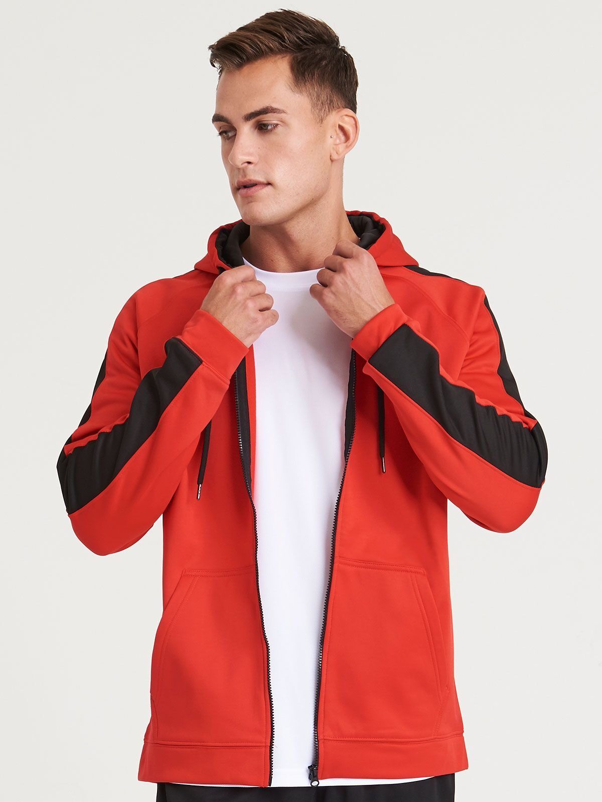 Sports Polyester Zoodie - Just Hoods by AWDis