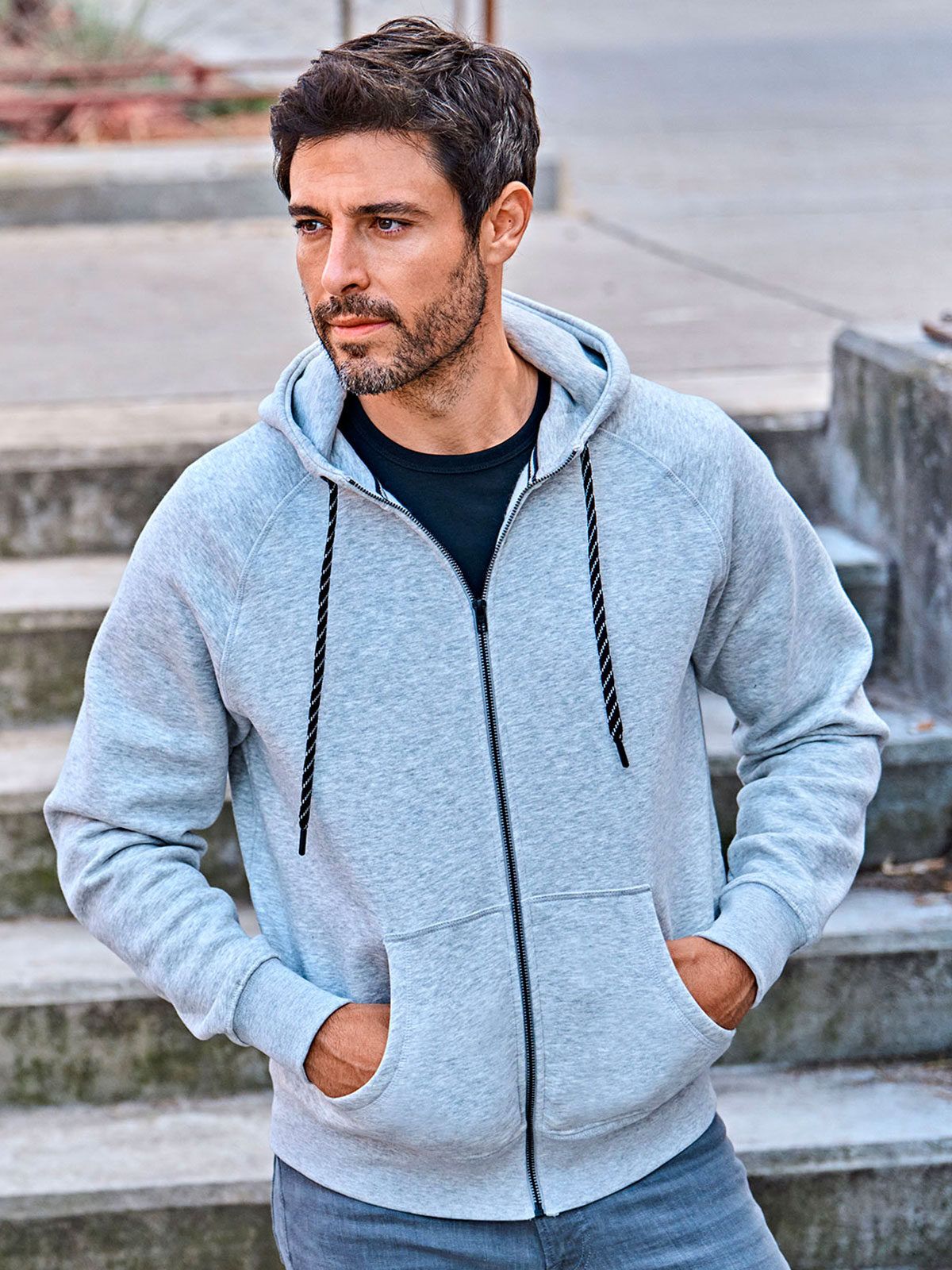 Fashion Full Zip Hood - Tee Jays