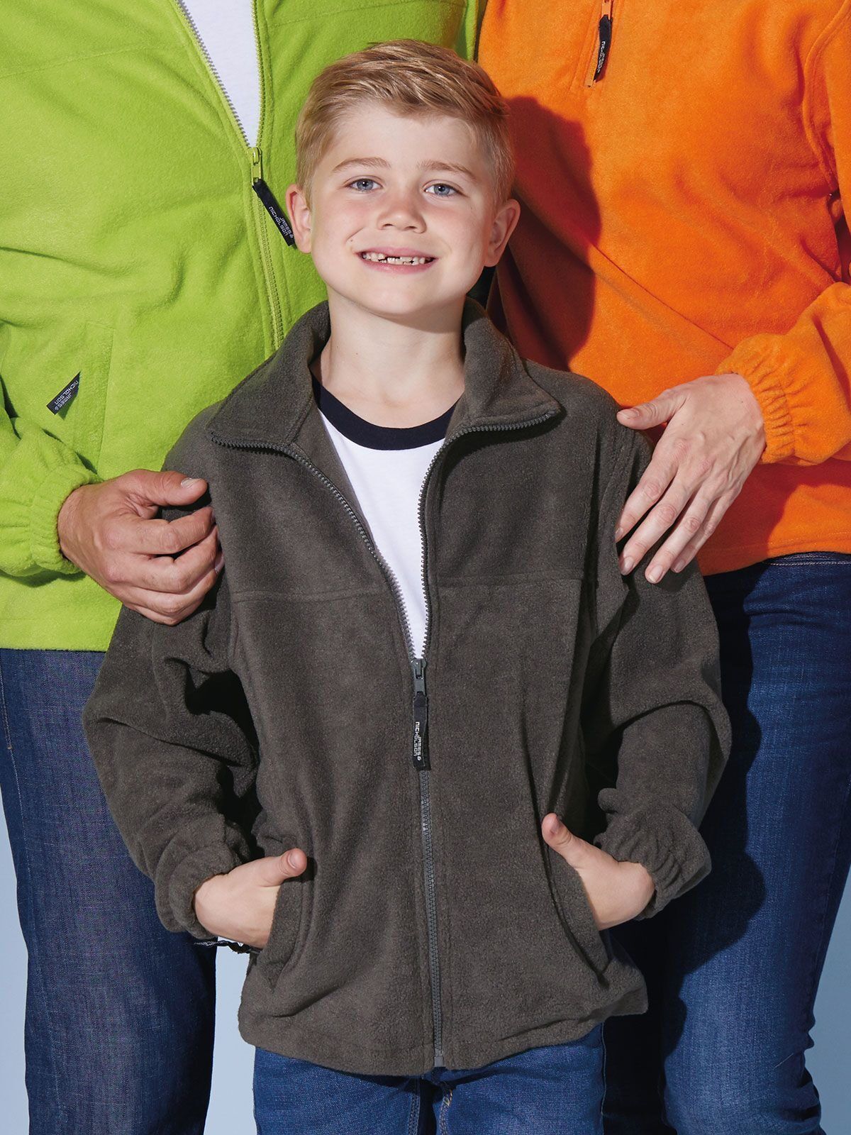 Full-Zip Fleece Junior - James & Nicholson