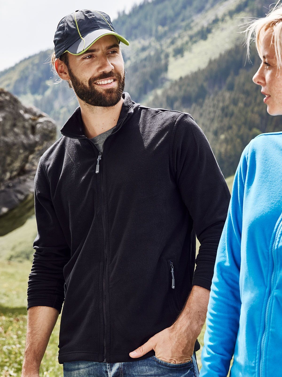 Men's Basic Fleece Jacket - daiber