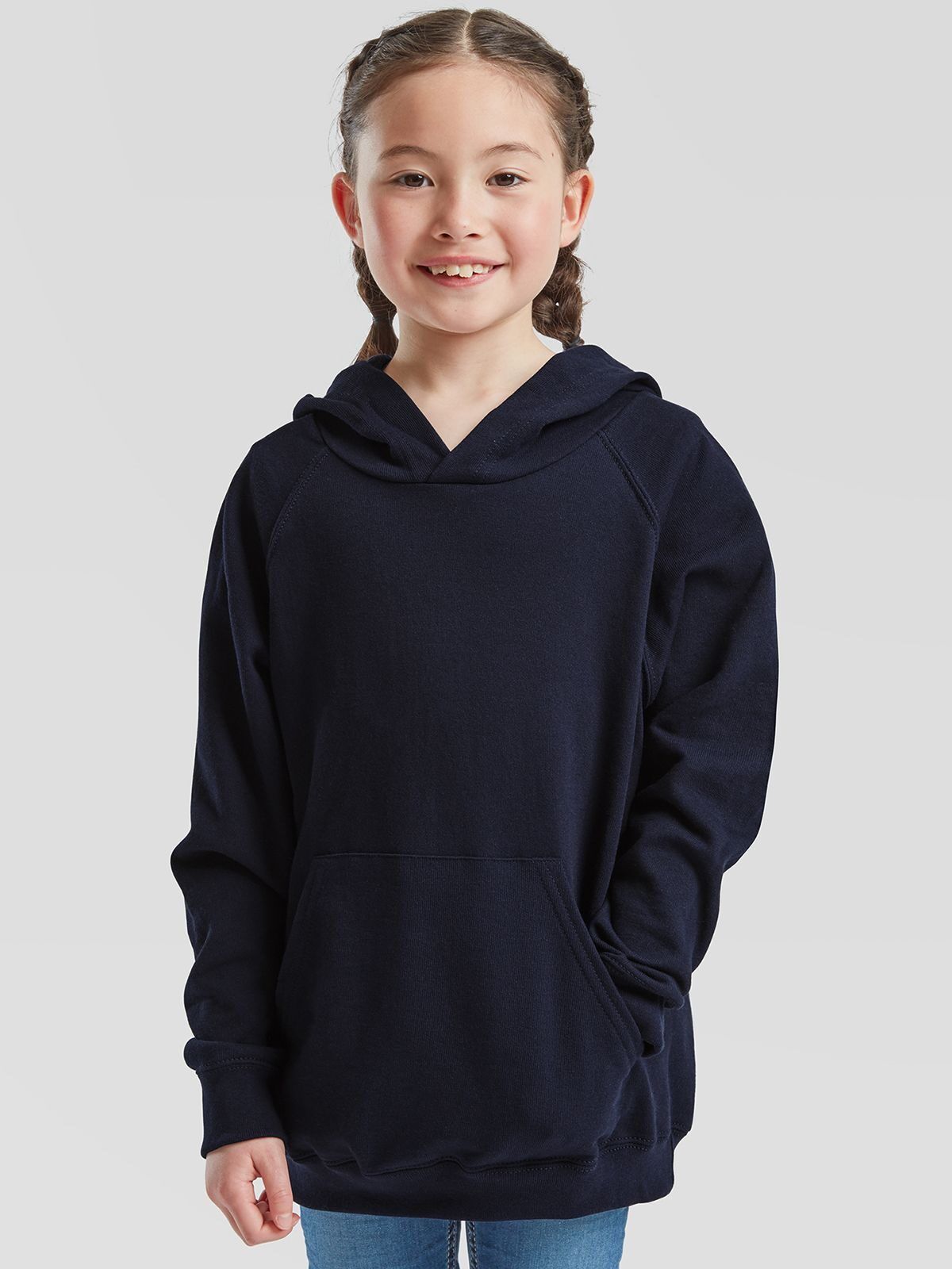 Kids Lightweight Hooded Sweat - Fruit of the Loom